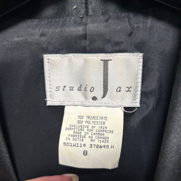 Studio Jax Black Suit Jacket and Dress Pants 8 - Picture 3 of 16